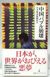 ■中国バブル崩壊　日本経済新聞社　美品■