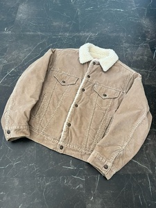 (96) Levis リーバイス コーデュロイボアジャケット ベージュ 42 70s 80s 90s アメリカ製 USA VINTAGE vintage ヴィンテージ ビンテージ 