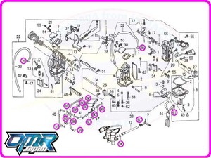 【新品】 キャレブタークリップセット （ホースクリップ/エアソレノイド・エアベント・ドレイン） NSR250R MC21