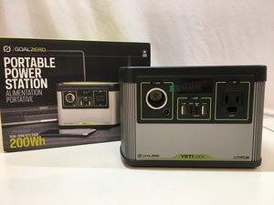 ゴールゼロ GOAL ZERO 【新品同様】ポータブル電源Yeti 200X