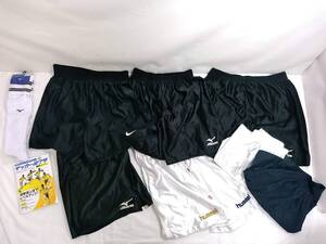 【未使用品～USED品】ソックス ハーフパンツ サッカーウェア他 おまとめ10点セット/MIZUNO ミズノ/靴下/hummel/スポーツ用品/8-RHT38