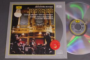 ★独LD BERNSTEIN/BRAHMS/VIOLIN CONC./DOUBLE CONC.★