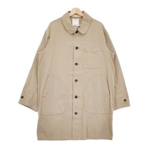 5-0108M∞VISVIM 23AW POINTER COAT 定価138600円 0123205013030 加工 ポインター コート 23AW ベージュ ビズビム/ヴィズヴィム F97367