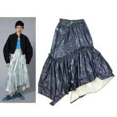 HeRIN.CYE Metallic long skirt メタリック スカート