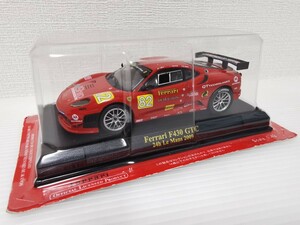 送料300円〜★未開封★※パーツ外れ有※ アシェット 公式フェラーリF1コレクション Ferrari F430 GTC 24h Le Mans 2009 1/43 ミニカー