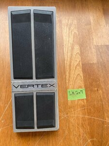 【送80サイズ】 BOSS　VERTEX　Stereo Volume Pedal ステレオボリュームペダル ※動作未確認 配線切断あり 裏蓋ネジ欠品