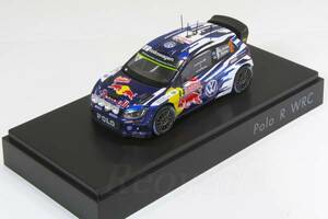 スパーク 1/43 VW特注 ポロ R WRC #2 モンテカルロ 2015 Latvala Polo