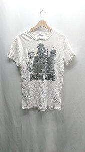 ◇ ⊂ Φ STARWARS プリント入り 半袖 Tシャツ サイズS ホワイト系 レディース メンズ E