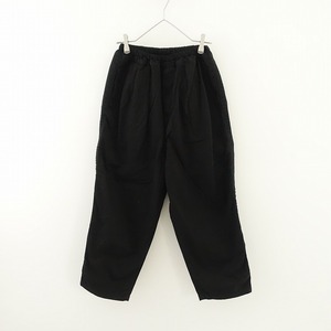 //【染】オーディナリーフィッツ Ordinary fits *ボールパンツ*00綿ブラック黒ゴムイージーユニセックス(34-2312-5)【21A42】