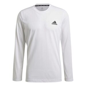 ●送料390円可能商品 アディダス ADIDAS 新品 メンズ 速乾 高機能 AEROREADY トレーニング 長袖 Tシャツ 白 XL [GT5566-O] 三 参★QWER★