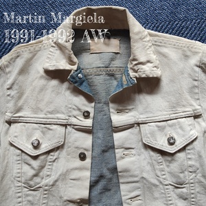 博物館級 1991AW 初代ペンキデニム　最初期アーティザナル　マルタンマルジェラ 本人期 martin margiela early artisanal painted denim 