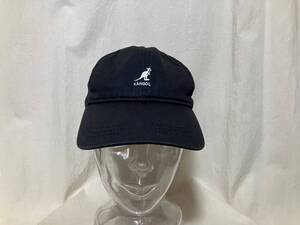 KANGOL Cotton Low Cap カンゴール キャップ/帽子 黒 中古 ワンサイズ 被り浅め