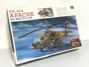 未組立 Hasegawa ハセガワ 1/72 AH-64A APACHE アパッチ KIT No.SS10:900 03010 塗装済みキャノピー入り ヘリコプター ヘリ アメリカ軍