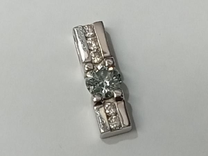 Pt950 天然ダイヤモンド ペンダントトップ D0.38ct 総重量2.0g トップ