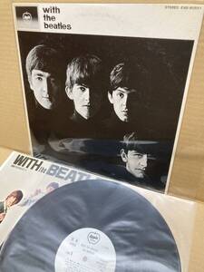 PROMO EAS-80551！美盤LP！ウィズ・ザ・ビートルズ WITH THE BEATLES Toshiba 見本盤 プロモ PLEASE MISTER POSTMAN SAMPLE 1976 JAPAN NM