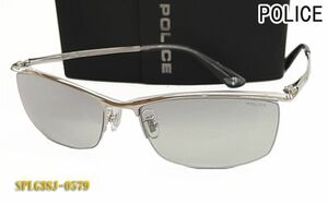 POLICE ポリス サングラス SPLG38J-0579 正規品 SPLG38J 0579 ライトグレー スクエア