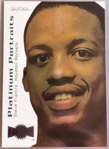 【スティーブフランシス】NBA99-00 Skybox Metal Platinum Portraits #PP3 SteveFrancis/HoustonRockets　Rookie ルーキー