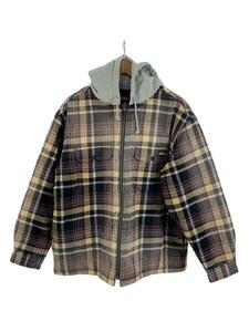 Supreme◆23AW Plaid Hooded Zip Up Shirt/ジャケット/M/コットン/マルチカラー/チェック