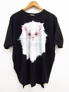 Vivienne Westwood RED LABEL ヴィヴィアンウエストウッド レッドレーベル 変形Tシャツ 半袖 猫 プリント サイズ:2 ∩FL1070