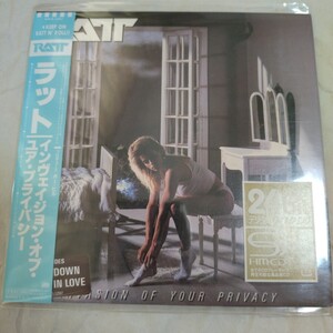 入手困難★09年盤★紙ジャケ★帯付★RATT★INVASION OF YOUR PRIVACY★ラット★インヴェイジョン・オブ・ユア・プライバシー★WPCR-13567