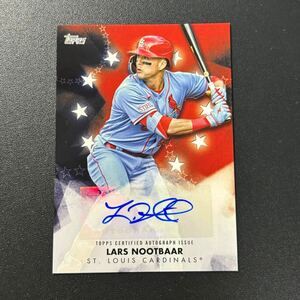 ラーズ ヌートバー 2024 Topps 直筆サインカード Lars Nootbaar Autograph MLBカード