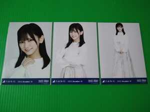 乃木坂46 【池田瑛紗】 ジャガード 生写真 ３種コンプ 2022年 12月 December - Ⅳ ランダム webshop限定