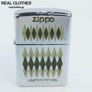 ZIPPO/ジッポー ダイヤ柄 LIMITED EDITION No.0972 1996年製 /UPK