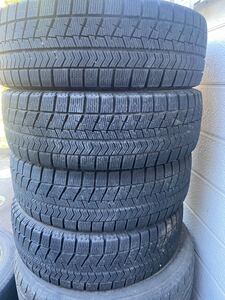 K1124 中古品 軽自動車 用 アルミ (15x4,5+45) 100 4H BS 165/55R15 2018年 約7.5分山 ブリヂストン ブリザック BLIZZAK VRX