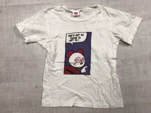 Hysterics ヒステリックス HYSTERIC GLAMOUR ヒステリックグラマー Y2K ドメスティック 古着 半袖Tシャツ キッズ 子供服 日本製 130 白