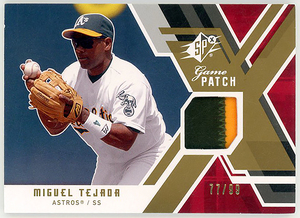 ATHLETICS-ORIOLES△MIGUEL TEJADA/2009 SPX GAME PATCHパッチ #99!