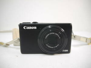 999 Canon Powershot S120 CANON ZOOM LENS 5xIS 5.2-26.0mm 1:1.8-5.7 キャノン パワーショット バッテリー付 デジカメ コンデジ 