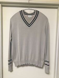 ◆【人気】BEAMS HEART ビームス ハート / チルデンニット ポリエステル混コットンGLAY× BLACK M