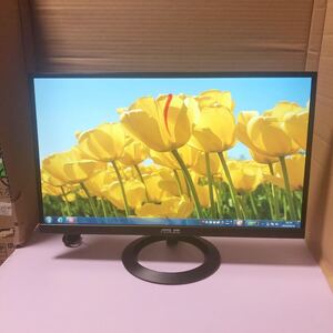 中古良品ASUS モニター VZ239HR 液晶23インチ IPS 薄さウルトラスリム ブルーライト軽減 フリッカーフリー HDMI,D-sub スピーカー 動作品