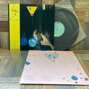 @1 【中古品】再生確認済 レコード LP 山下達郎 ムーングロウ MOONGLOW 帯付 夜の翼 ストーム 愛を描いて ファンキー・ブラッシン