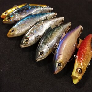 メガバス　カットバイブ 17g リップレスベイト　ss x1, fs x5, 7個セット