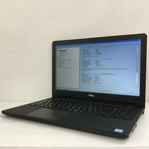 ☆【15.6インチ】DELL VOSTRO15-3568『Core i3(7020U)2.3GHz/RAM:4GB/ストレージ欠品』15.6インチ 動作品