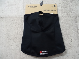 BURTON バートン Miyuki Mask フェイスマスク フリース black