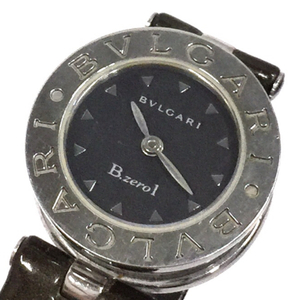 ブルガリ ビーゼロワン BZ22S クォーツ 腕時計 レディース ブラック文字盤 付属品あり BVLGARI QR062-324