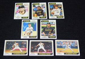 2023 Topps Heritage High Number MLB ルーキーカード Pirates 8 カード セット