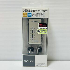 【未使用・未開封品】SONY ソニー 小型軽量ポケットラジオ SRF-S86 FM/AM