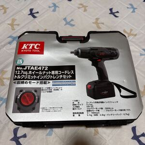 未使用　KTC 電動インパクトドライバ　JTAE472 コードレスインパクトドライバ 12.7sq 18V