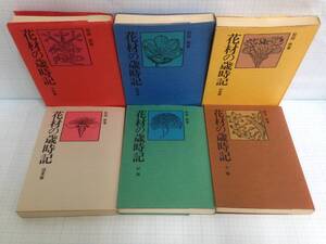 花の歳時記　著者：松田修　発行所：文化実業者　　昭和47年5月～昭和47年9月