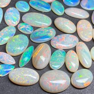 1円〜!!遊色効果!!◆天然オパールおまとめ100ct◆j 約20g ルース 裸石 宝石 ジュエリー jewelry opal w4ま32