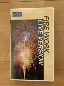 オスカー・サイモンJR 激レア！VHS ビデオ「FIRE WORK LIVE VERSION EYE EXPERIENCE」PCVX-10034 企画・製作・著作：㈱電通 激安スタート！