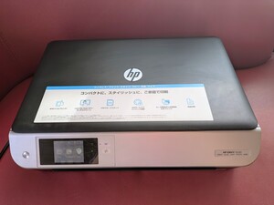 通電のみ確認済みHP インクジェットプリンターコピーENVY5530電源コード取説付き