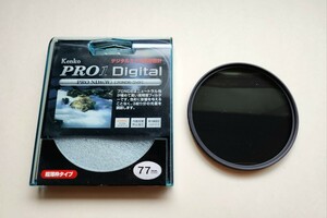 Kenko ケンコー ND フィルター PRO1D PRO1 デジタル PRO ND8（W）プロND8・ワイド　超薄枠タイプ　77mm フィルター