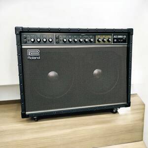 中古【神奈川県・直接引取可】ROLAND ローランド JC-120 JAZZ CHORUS-120 JT ギターアンプ コンボ 音出しOK【現状】