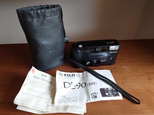 通電確認済み カバー 説明書付 FUJI COMPACT CAMERA DL-90 DATE