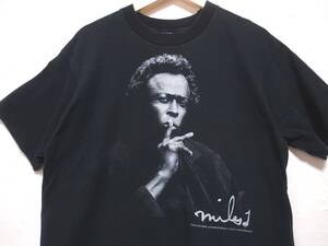 90s 当時物 Miles Davis マイルスデイビズ ジャズ Tシャツ /ビンテージ バンド OASIS オアシス レディオヘッド レッチリ RHCP BLUR ブラー