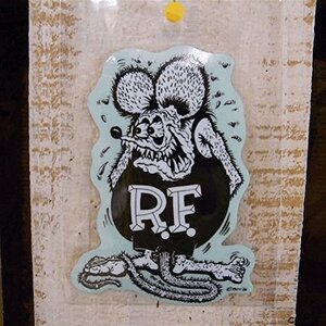 Rat Fink デカール S RD002 :モノクロ